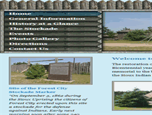 Tablet Screenshot of forestcitystockade.org